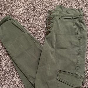 Cabi high rise 5 button cargo pant